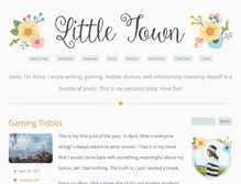 Tablet Screenshot of little-town.net